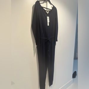 INC Culpos Black Jumpsuit…NWT